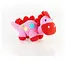 Bangladesh Crochet Rattle Baby Toy - Pink Steggi