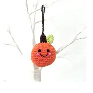 Bangladesh Knit Christmas Ornament - Friendly Clementine Bangladesh Knit Christmas Ornament - Friendly Clementine