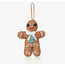 Bangladesh Knit Christmas Ornament - Gingerbread Man
