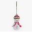 Bangladesh Knit Christmas Ornament - Snowman