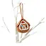 Bangladesh Knit Christmas Ornament - Gingerbread House