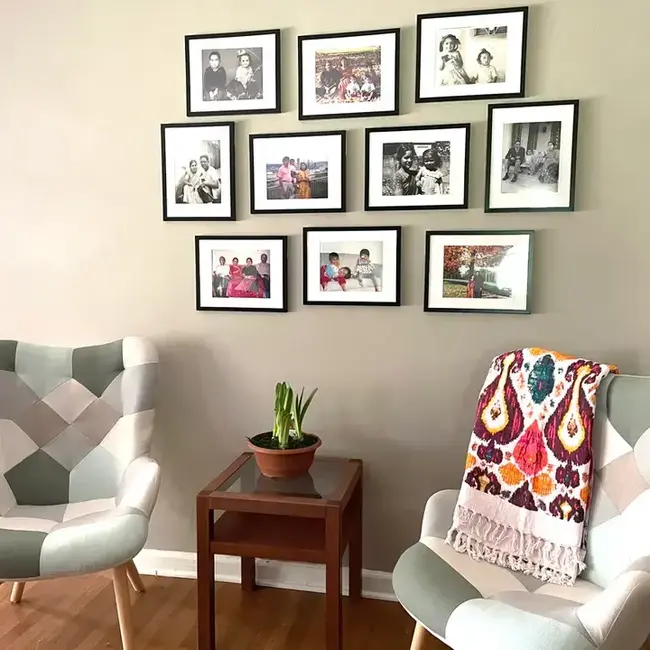 Retro Ikat Throw / Tapestry (70x50)