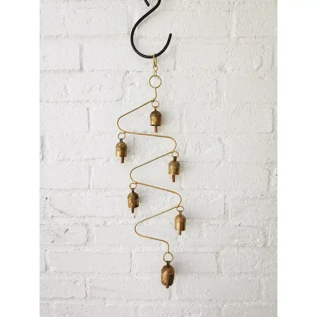 Zig Zag Chime w/ 6 Bells