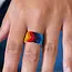 Patterned Beaded Ring