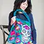 Sugar Skull Skeleton Embroidered Tote Bag