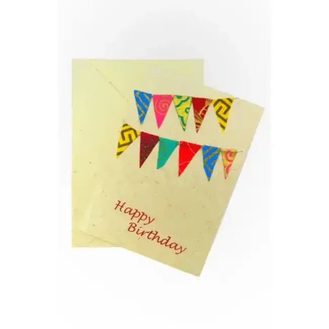 Birthday Flag Card