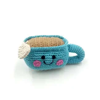 Bangladesh CLEARANCE Crochet Rattle - Chai