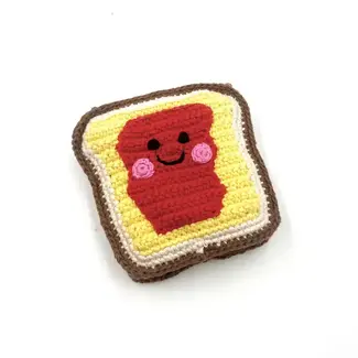 Bangladesh CLEARANCE Crochet Rattle - Jammy Toast