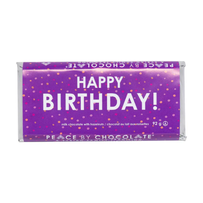 Peace by Chocolate - Happy Birthday 92g
