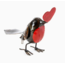 Recycled Metal Robin w/ Heart