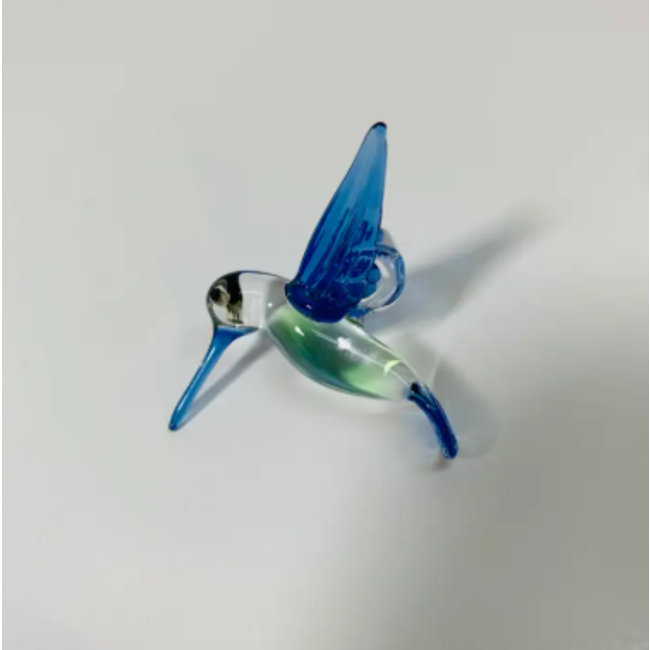 Blown Glass Hummingbird Ornament