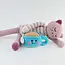 CLEARANCE Crochet Rattle - Sleeping Kitten