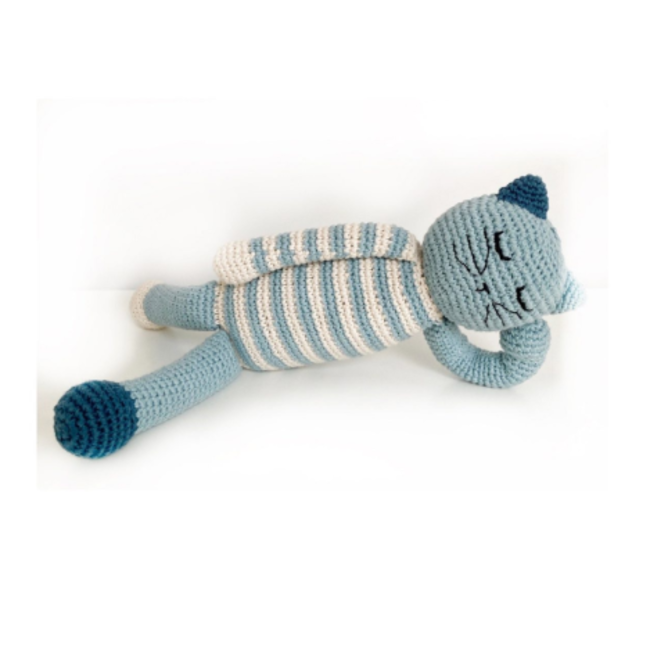 Sleeping Kitten Rattle