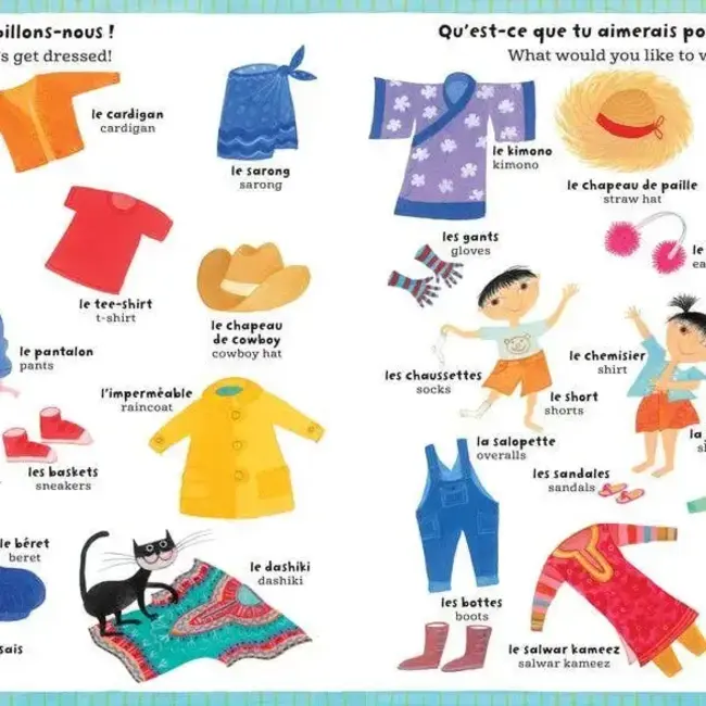 My Big Barefoot Book of French & English Words - Hardcover