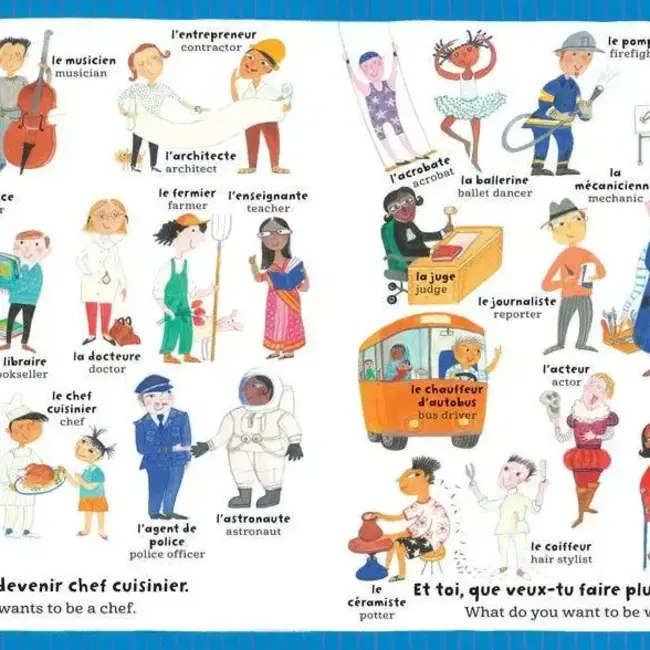 My Big Barefoot Book of French & English Words - Hardcover