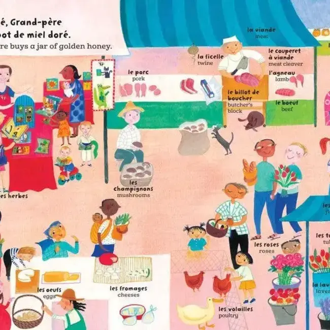 My Big Barefoot Book of French & English Words - Hardcover