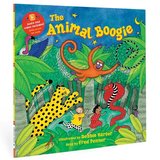 The Animal Boogie Paperback with Audio & Video