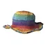 Nepal Hemp & Cotton Rainbow Wire Rim Hat