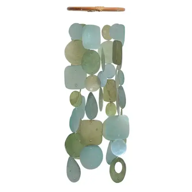 Capiz Chime - Tide Pool Teal