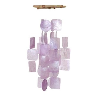 Indonesia Capiz Chime - Lilac