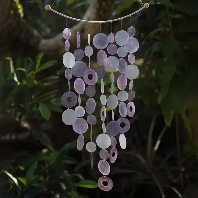 Capiz Chime - Lilac