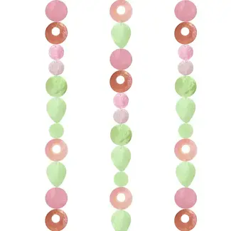 Indonesia Capiz Chime - Bougainvillea