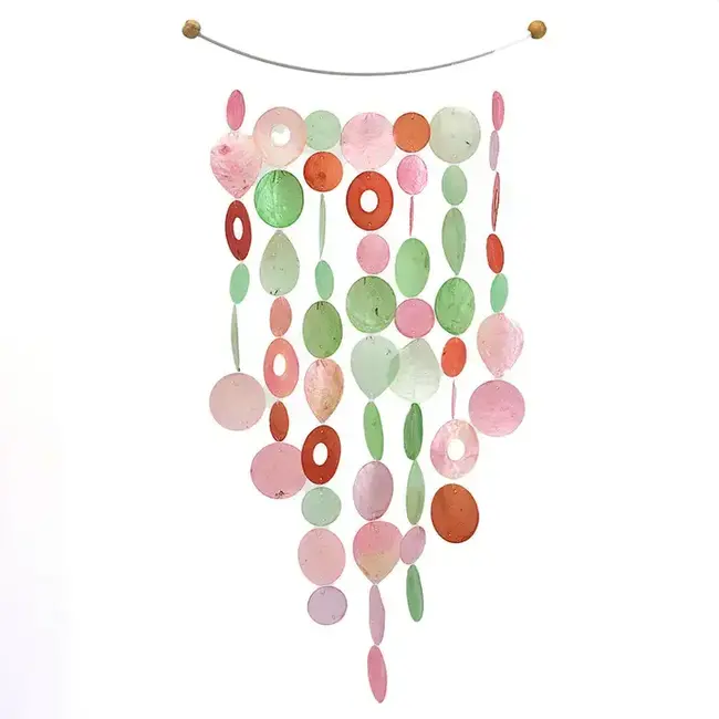 Capiz Chime - Bougainvillea