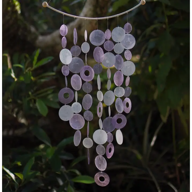 Capiz Chime - Lavender