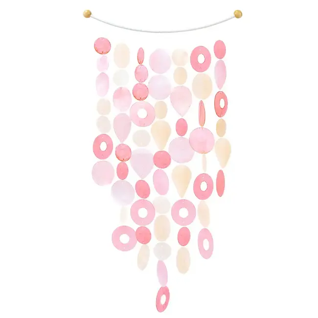 Capiz Chime - Pretty in Pink