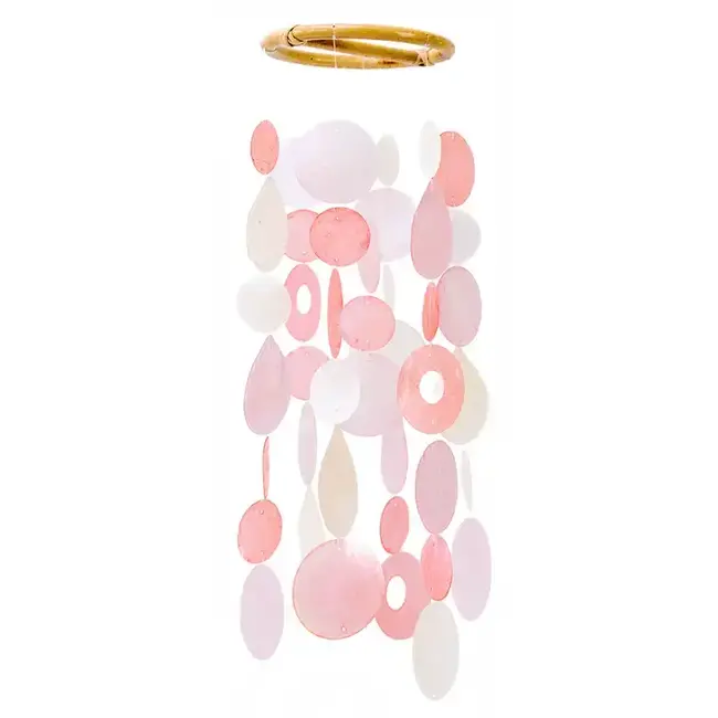 Capiz Chime - Pretty in Pink