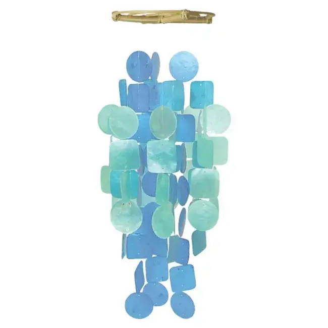 Capiz Chime - Blue & Turquoise
