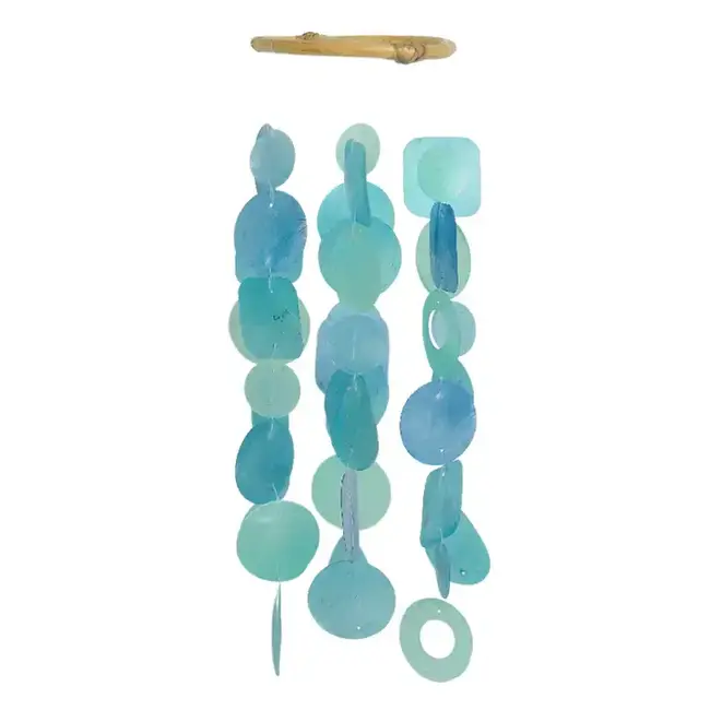 Capiz Chime - Blue & Turquoise