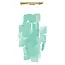 Capiz Chime - Turquoise