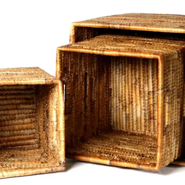 CLEARANCE Banana Leaf Nesting Cube