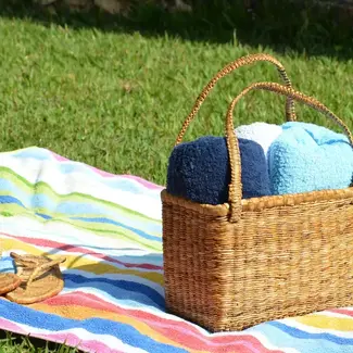 Rwanda Banana Twine Magazine Tote