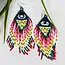 Evil Eye Fringe Earrings