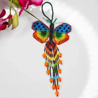 Guatemala Crystal Butterfly Ornament Large