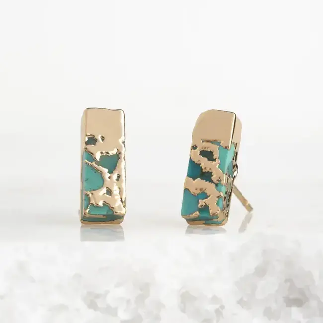 Brayden Turquoise Studs
