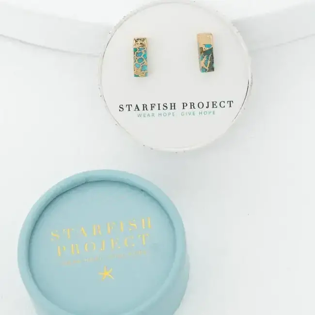 Brayden Turquoise Studs