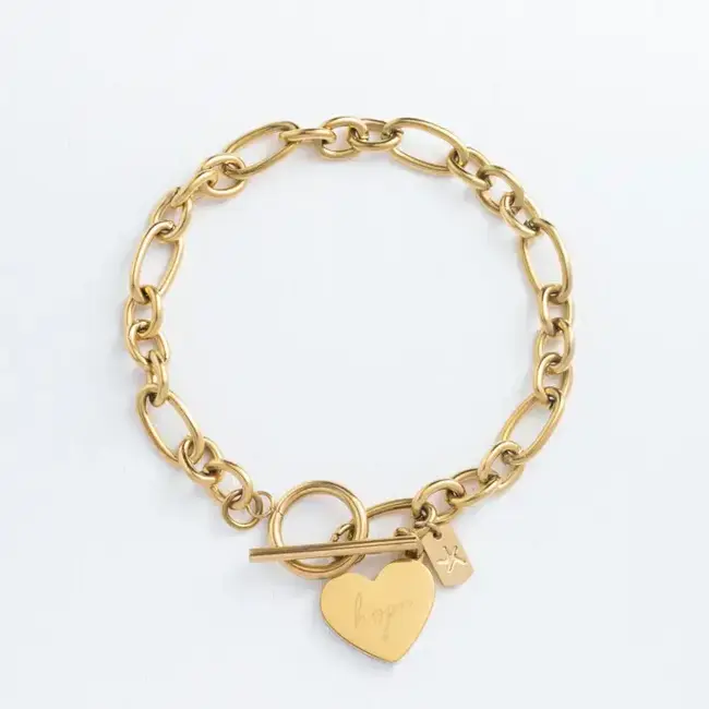 Give Hope Bracelet in Gold