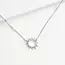 China Necklace - Mallory Silver