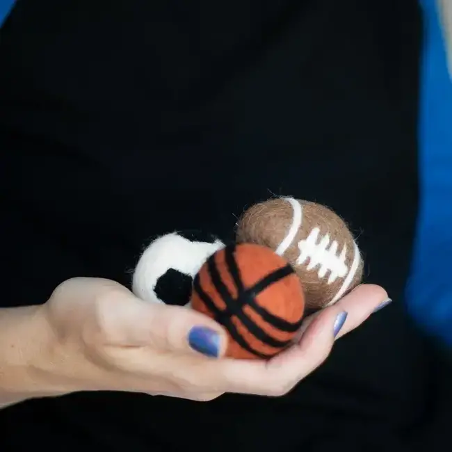 Felt Wool Eco Pet Toys / Fresheners - Sports