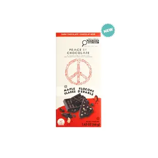 Canada Peace By Chocolate - Dark Chocolate Maple Flakes 46g