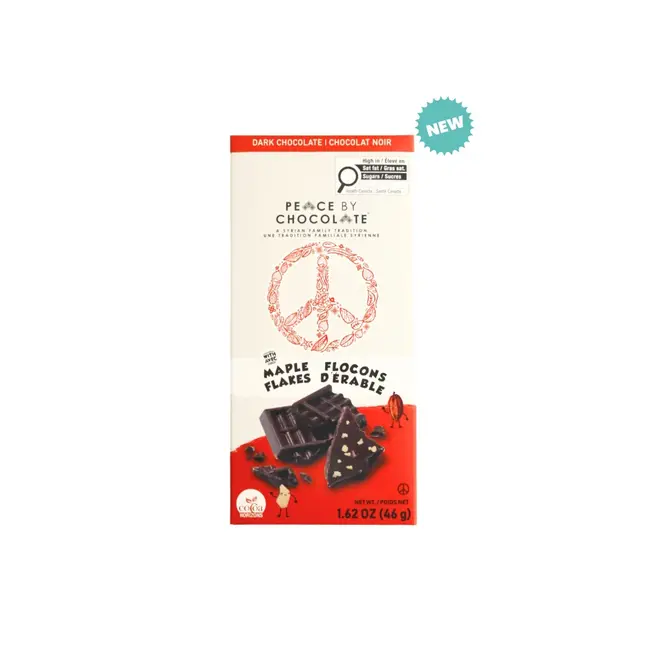 Peace By Chocolate - Dark Chocolate Maple Flakes 46g