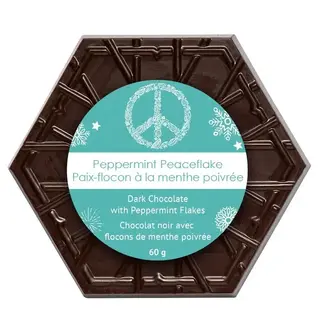 Canada Peace By Chocolate - Peppermint Peaceflake 60g