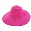 African Straw Sun Hat - Pink