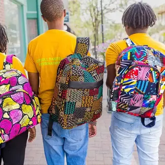 Kenya Patchwork Backpack