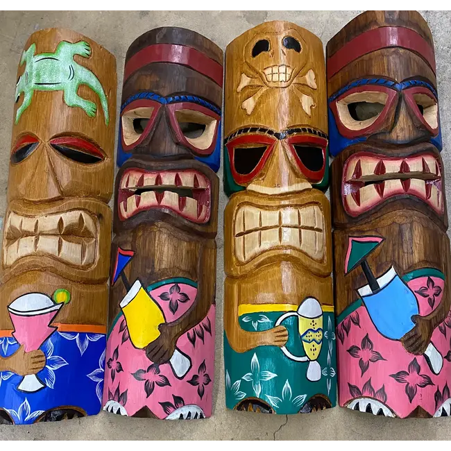 Bamboo Tiki Mask - Large