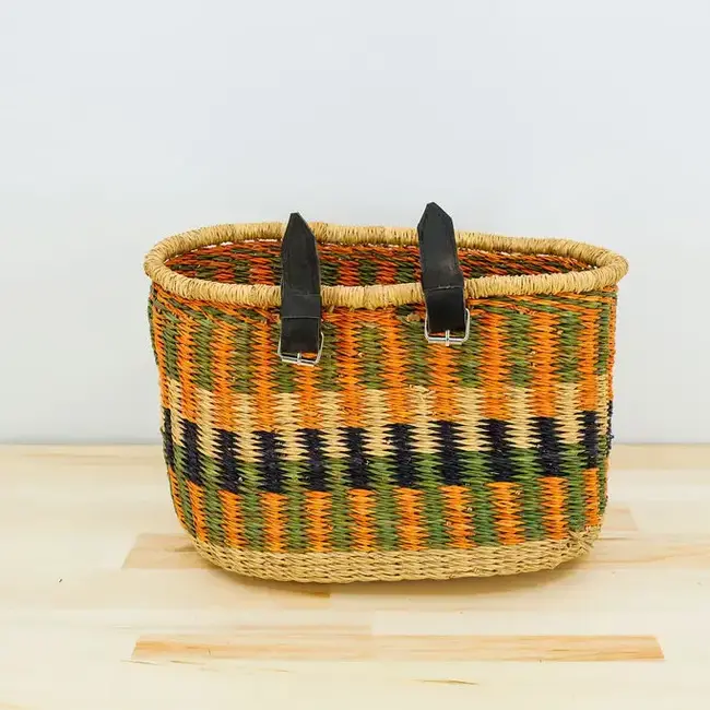 Elephant Grass Bicycle Basket
