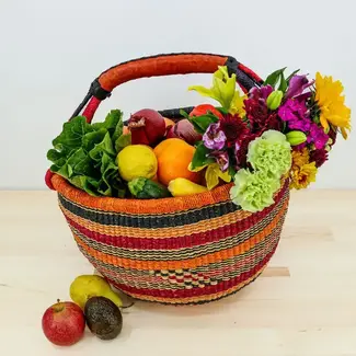 Ghana Bolga Market Basket - Large